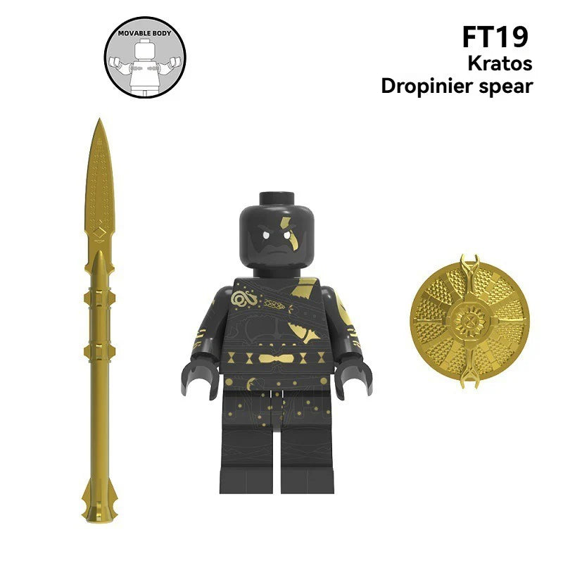 FT16-19 God of War Kratos Minifigures