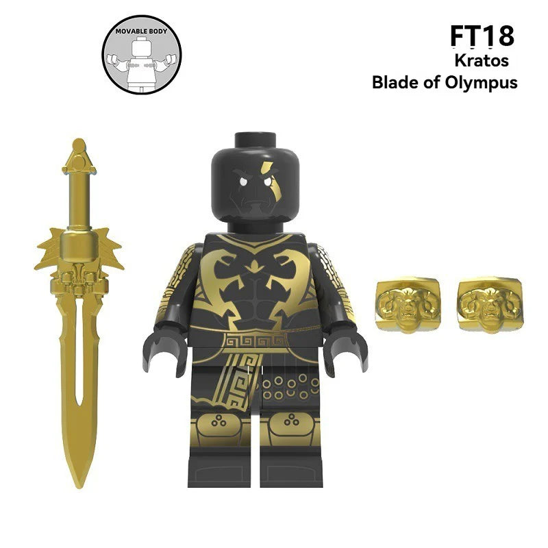FT16-19 God of War Kratos Minifigures