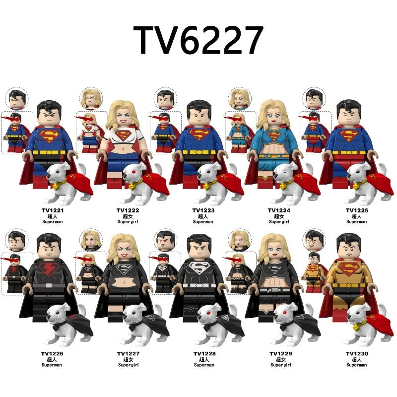 TV6227 DC Superman Minifigures