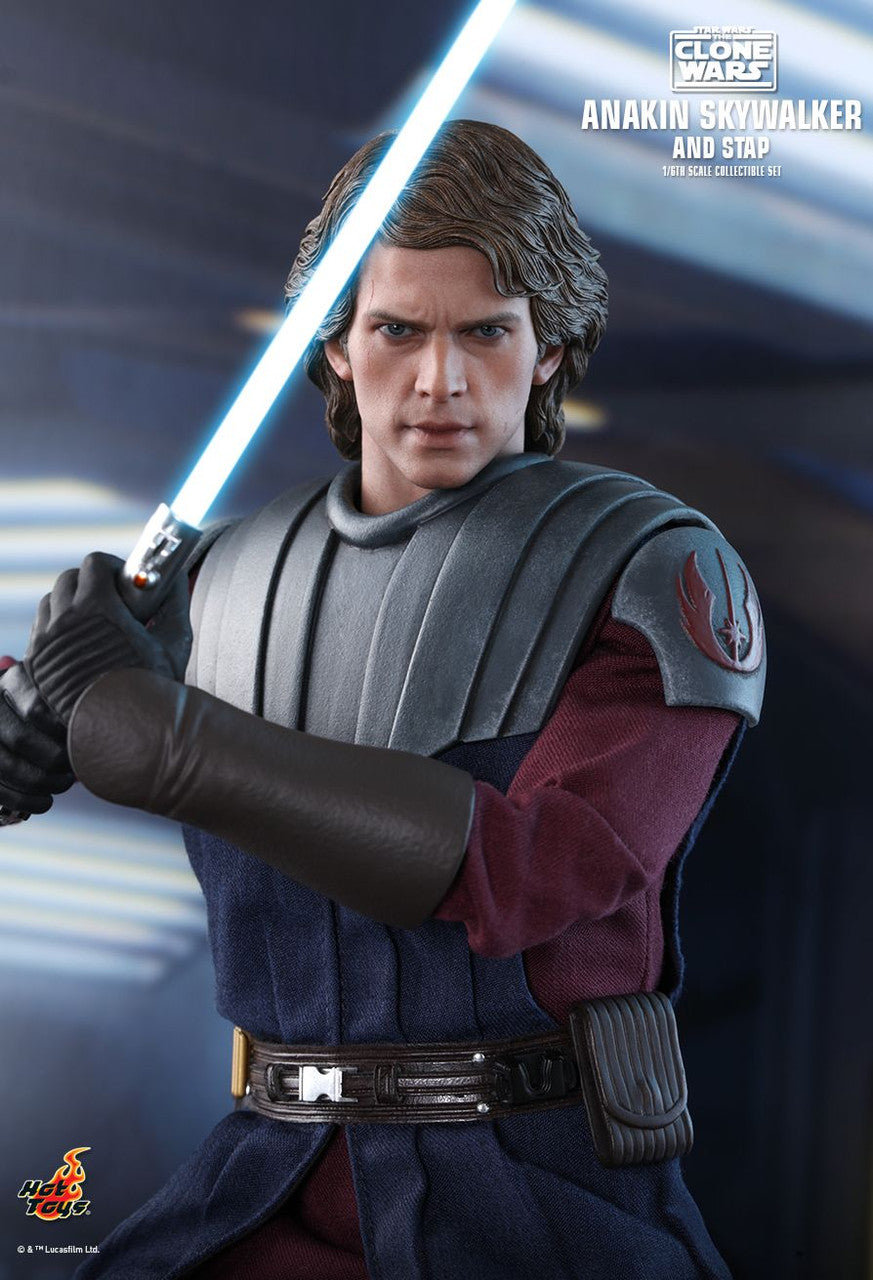 Hot Toys 1/6 Anakin Clone Wars & Stap Set (Ready To Ship)
