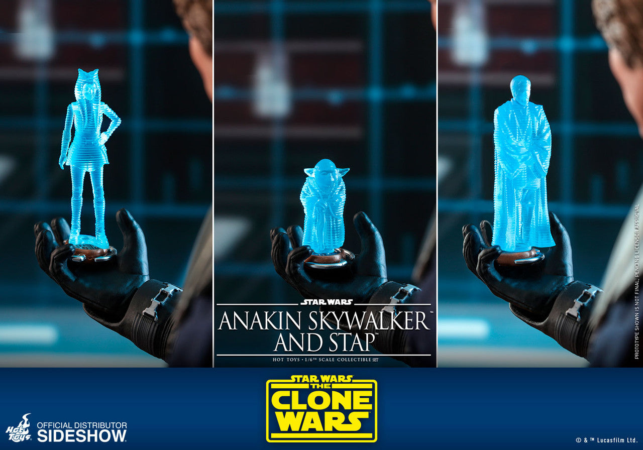 Hot Toys 1/6 Anakin Clone Wars & Stap Set (Ready To Ship)