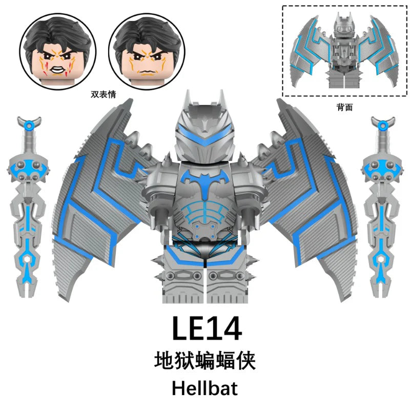 LE13-15 Hell Batman & Bat Motorcycle series Minifigures