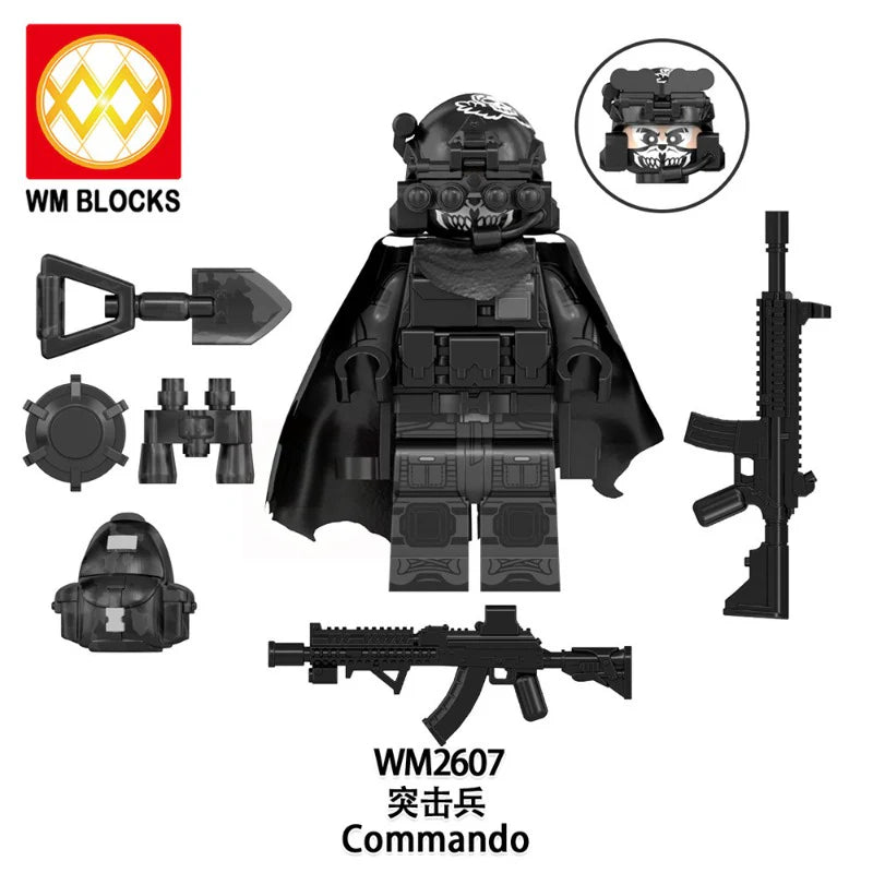 WM6169 Military Series Minifigures