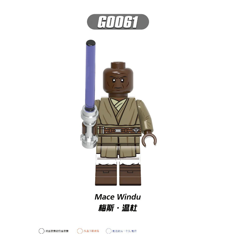 G0108 Star Wars Series Ahsoka Obi-Wan Skywalker Allen Minifigures