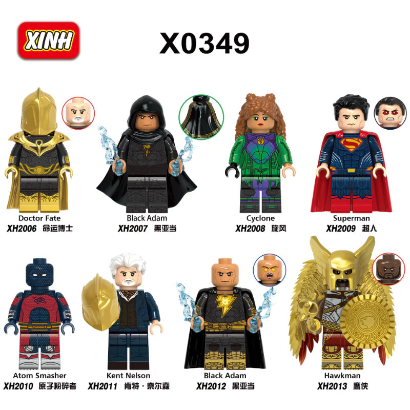 X0349 Super Hero Series Black Adam Dr. Fate Minifigure