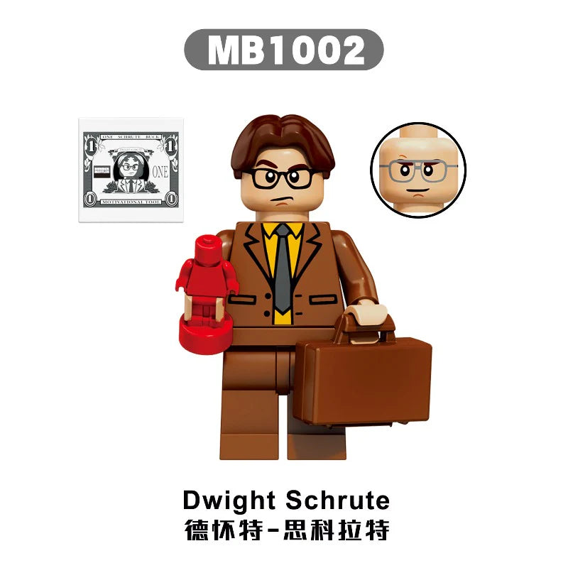 MB1001-MB1005 The Office Series minifigures