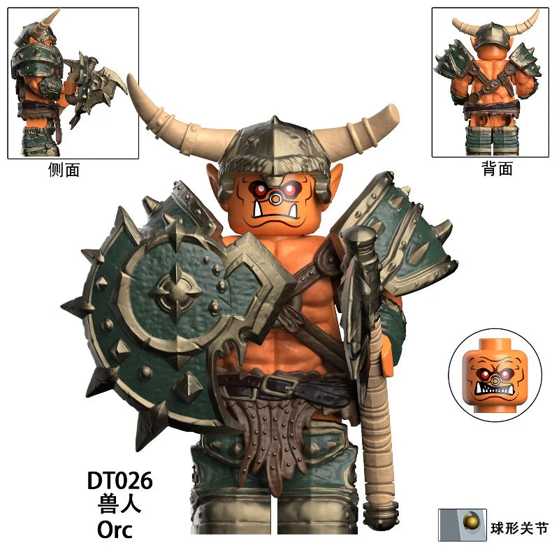 DT8905 World of Warcraft Series Orc Minifigures – Darkie's