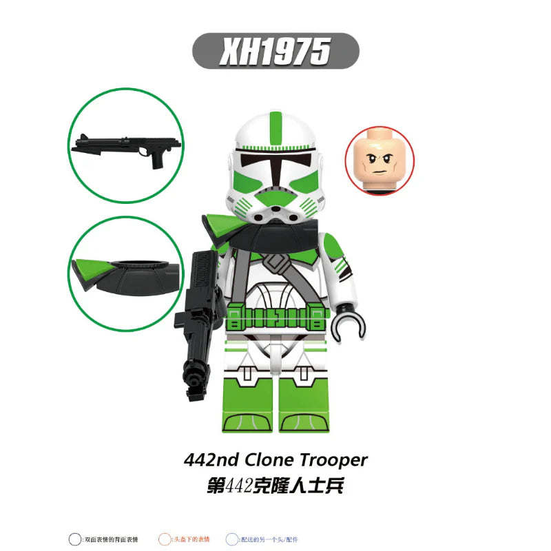 X0345 star wars series commander cavalry apocody minifigures