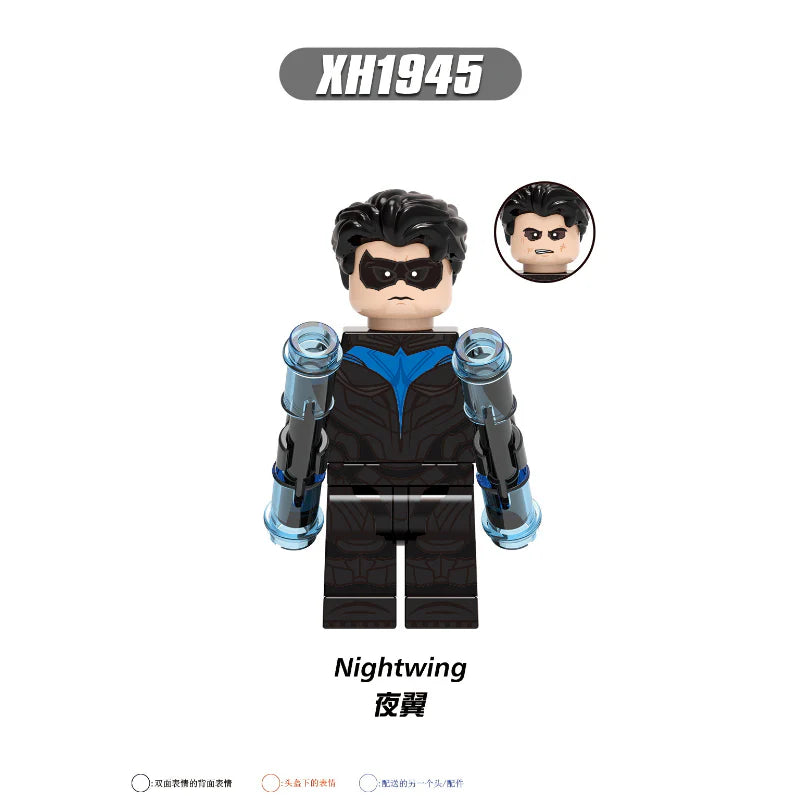 X0341 Superhero Series Batman Joker Catwoman Nightwing Alfred Butler Minifigures