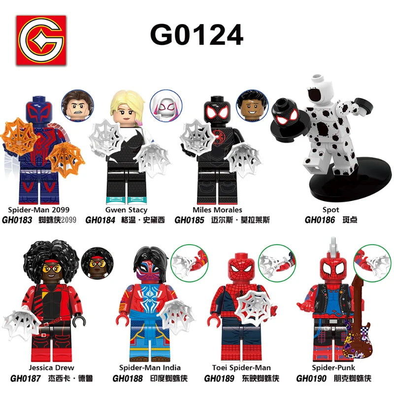 G0124 Spiderman Spider-Verse Minifigures