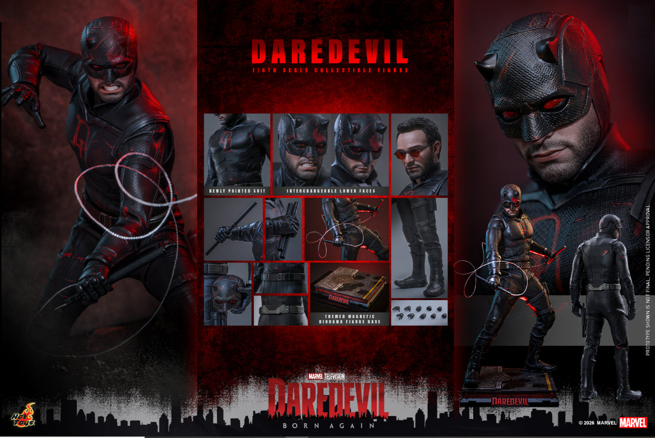 Hot Toys 1/6 Daredevil Born Again S2 Black Suit