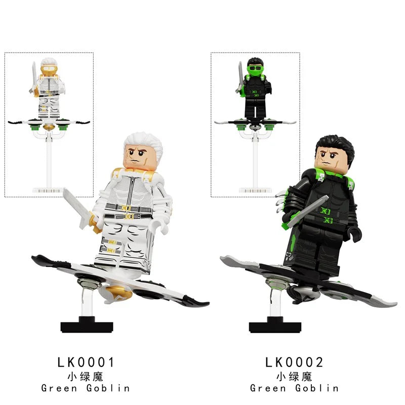 LK0001-0002 superhero Series Green Goblin Minifigures