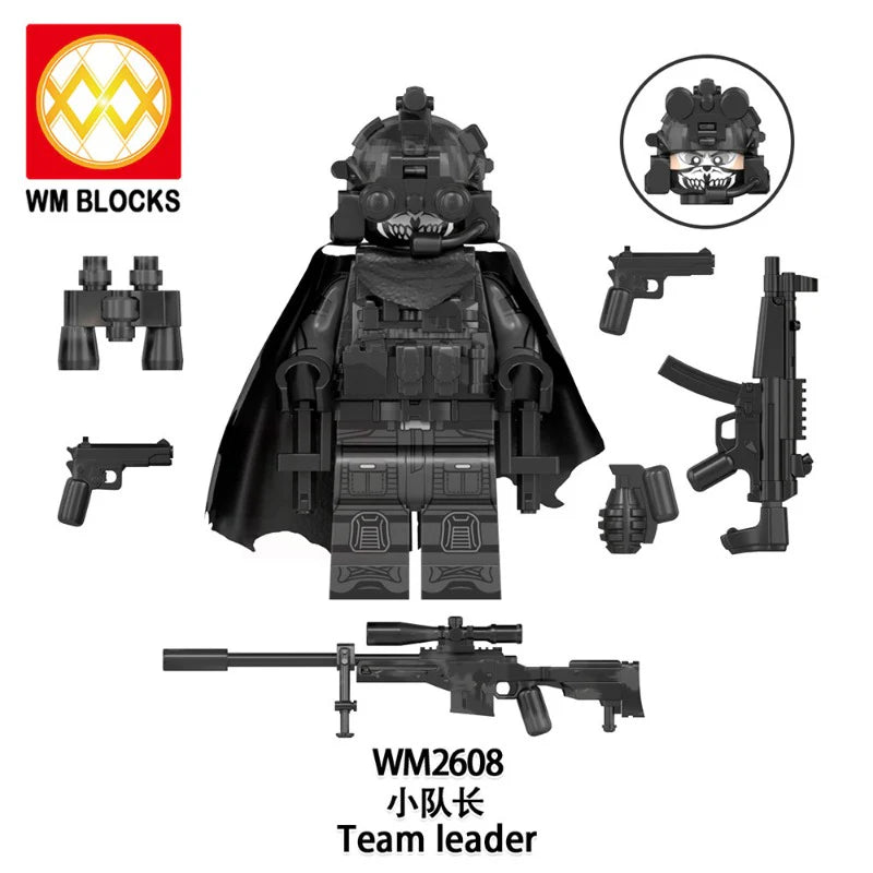 WM6169 Military Series Minifigures