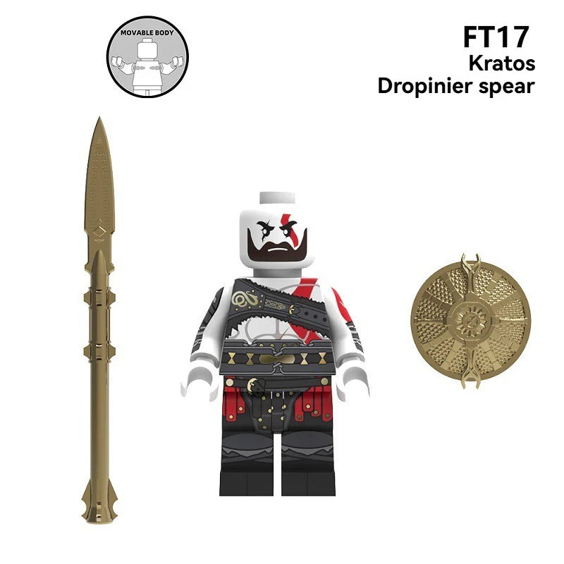 FT16-19 God of War Kratos Minifigures