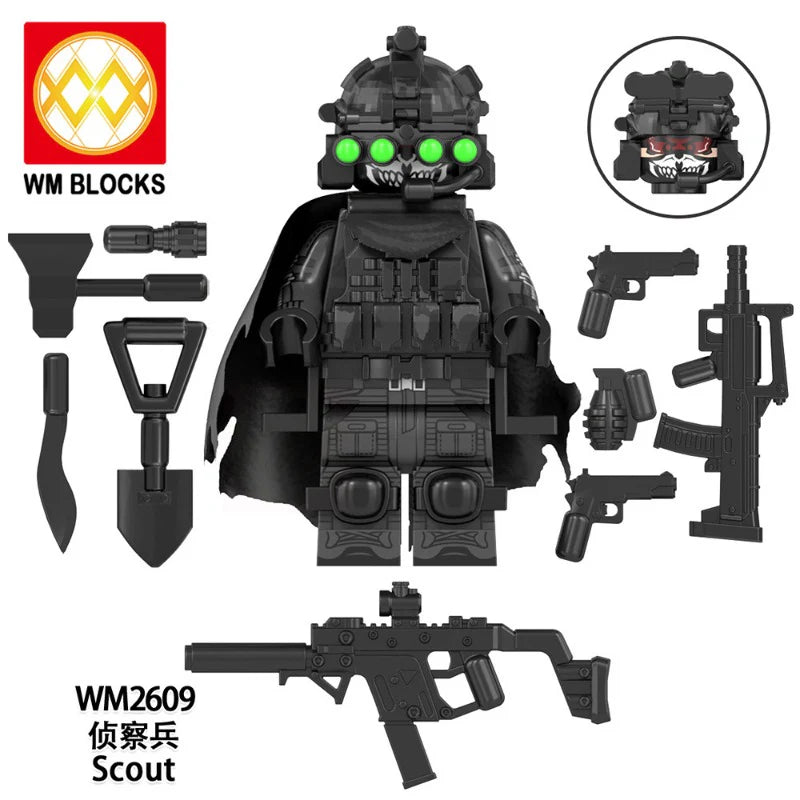 WM6169 Military Series Minifigures