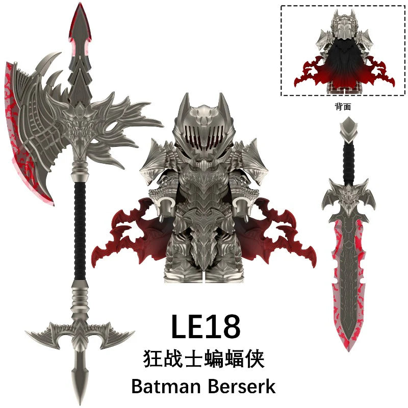 LE18 - LE20 Berserker Batman Minifigures