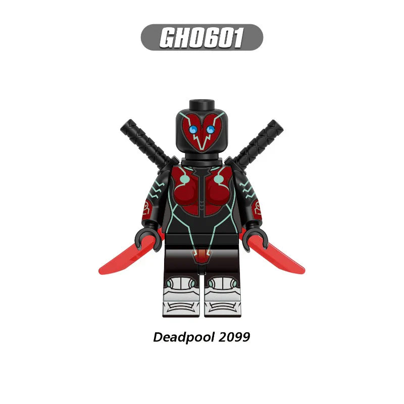 G0176 Super heroes series Deadpool & Wolverine minifigures