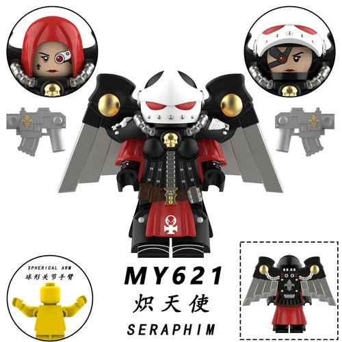 MY621-625 Warhammer 40K: Battle Nun Seraph Minifigures – Darkie's