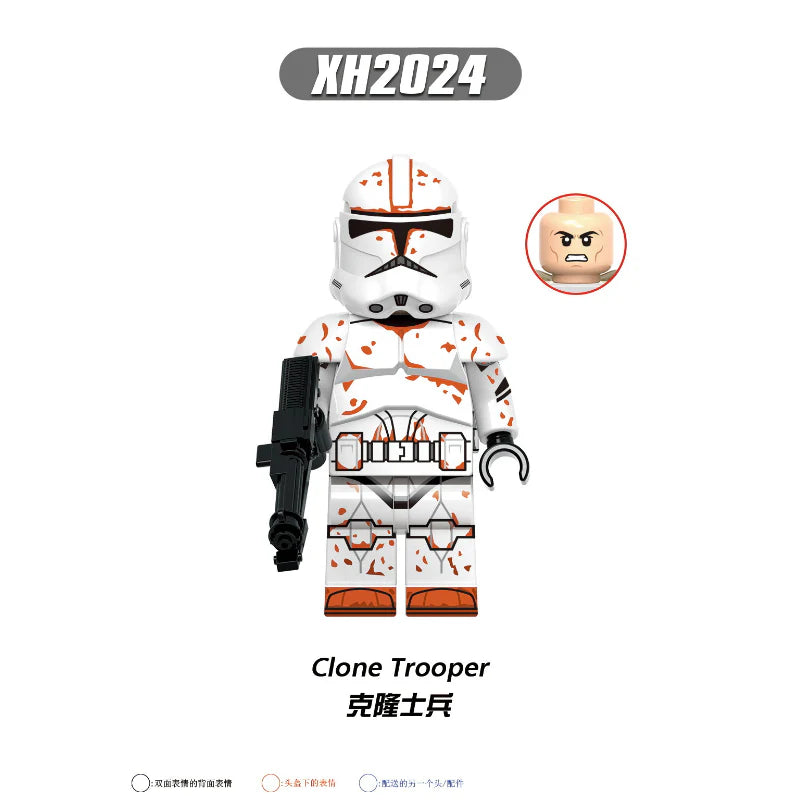 X0351 Star Wars Series Commander of the Clone Soldier Corps Minifigures
