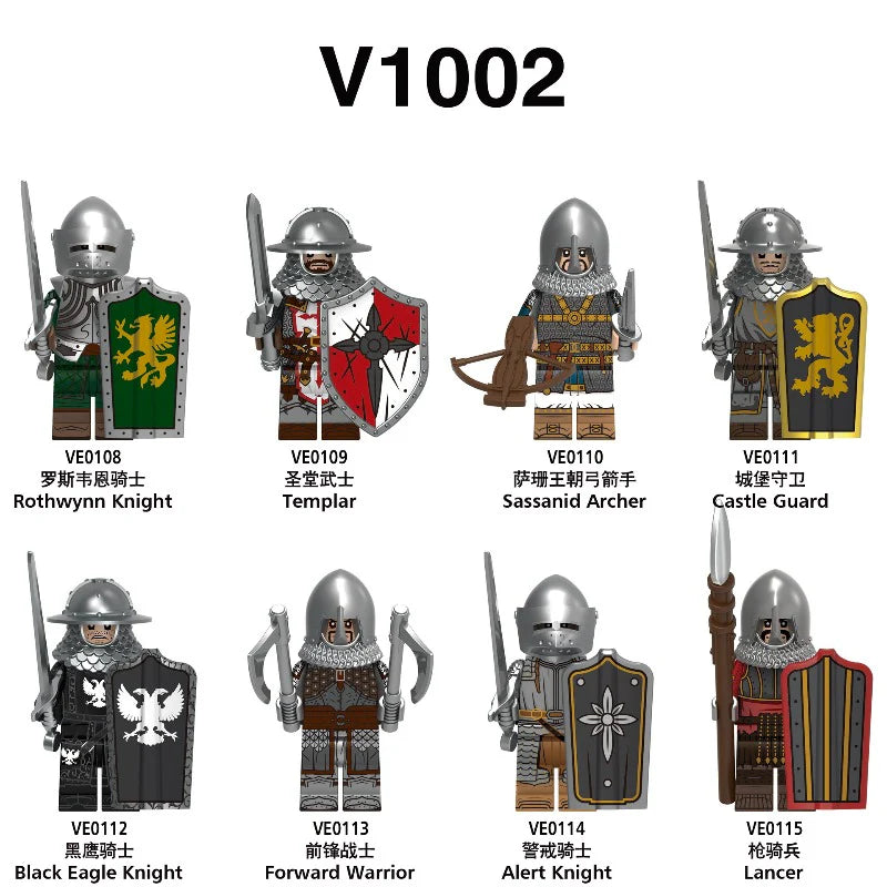 V1002 Medieval Soldier Series Minifigures