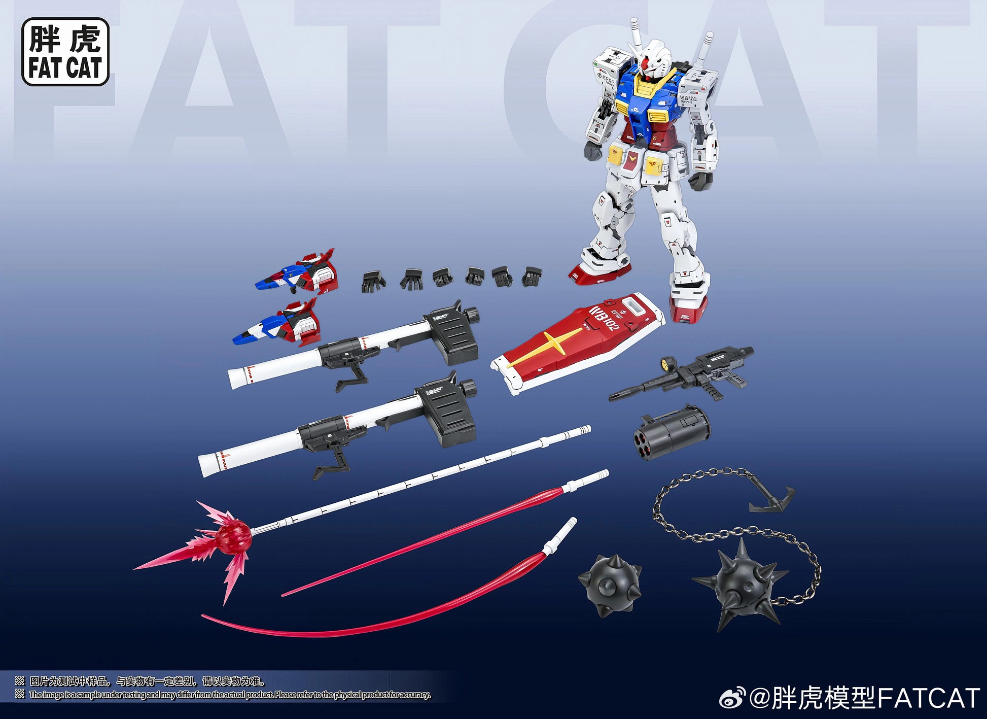 Fat Cat MG 1/100 RX-78-2 RG 2.0