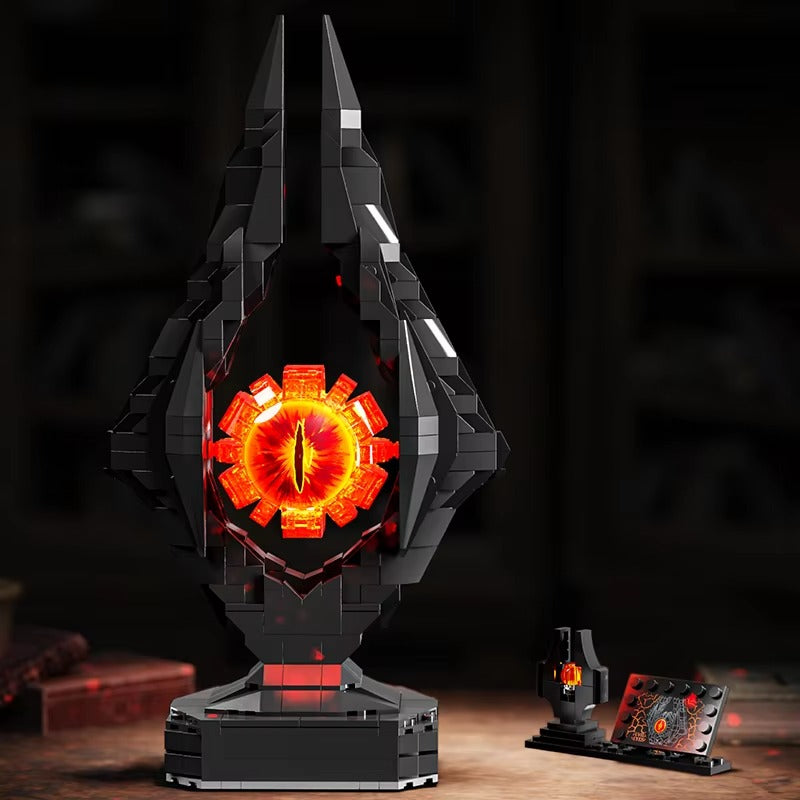 Detailed model of a futuristic structure with glowing central core on a dark background