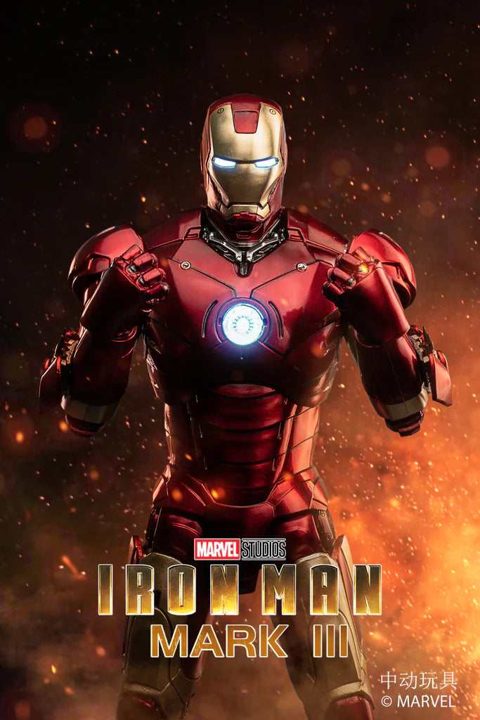 ZD Toys Iron Man MK 3 Action Figure 1/10 Scale