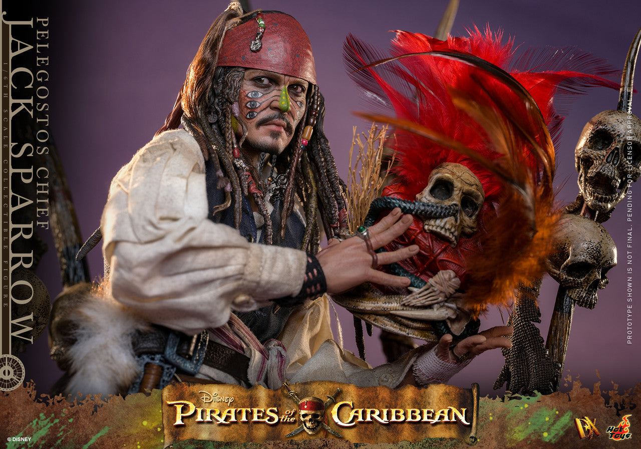 Hot Toys 1/6 Pelegostos Chief Jack Sparrow