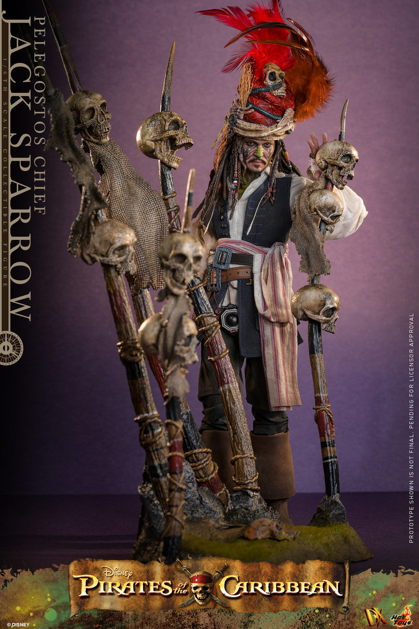 Hot Toys 1/6 Pelegostos Chief Jack Sparrow