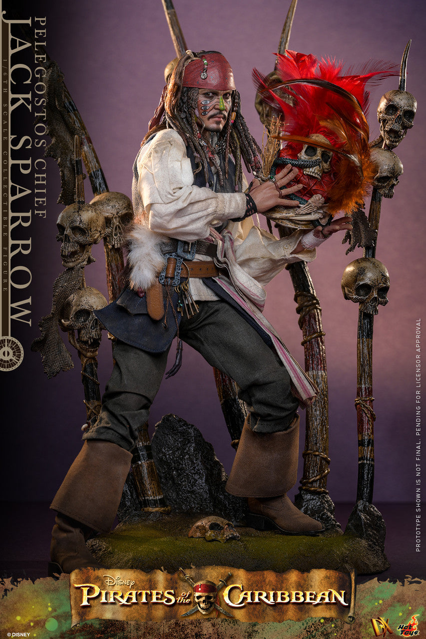 Hot Toys 1/6 Pelegostos Chief Jack Sparrow