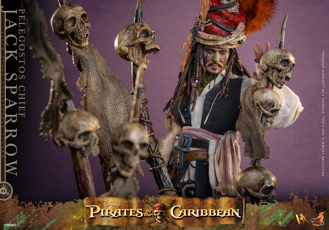Hot Toys 1/6 Pelegostos Chief Jack Sparrow