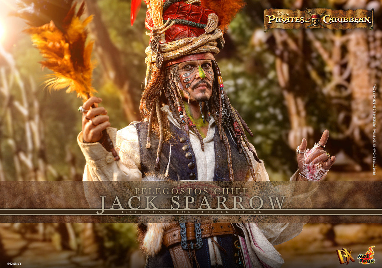 Hot Toys 1/6 Pelegostos Chief Jack Sparrow