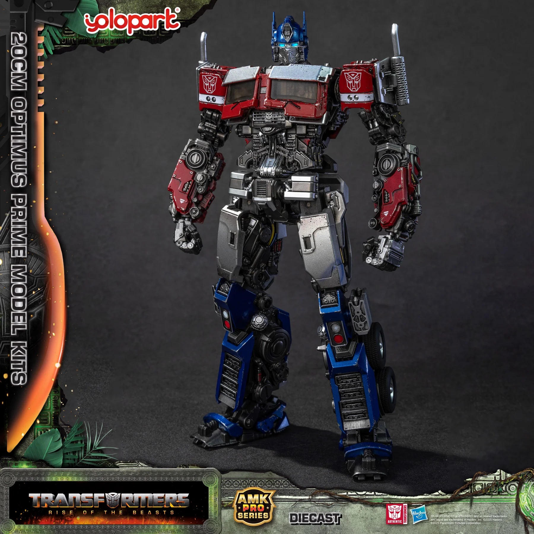 Yolopark AMK PRO Series Transformers: Rise of the Beasts Optimus Prime Model Kit 20cm
