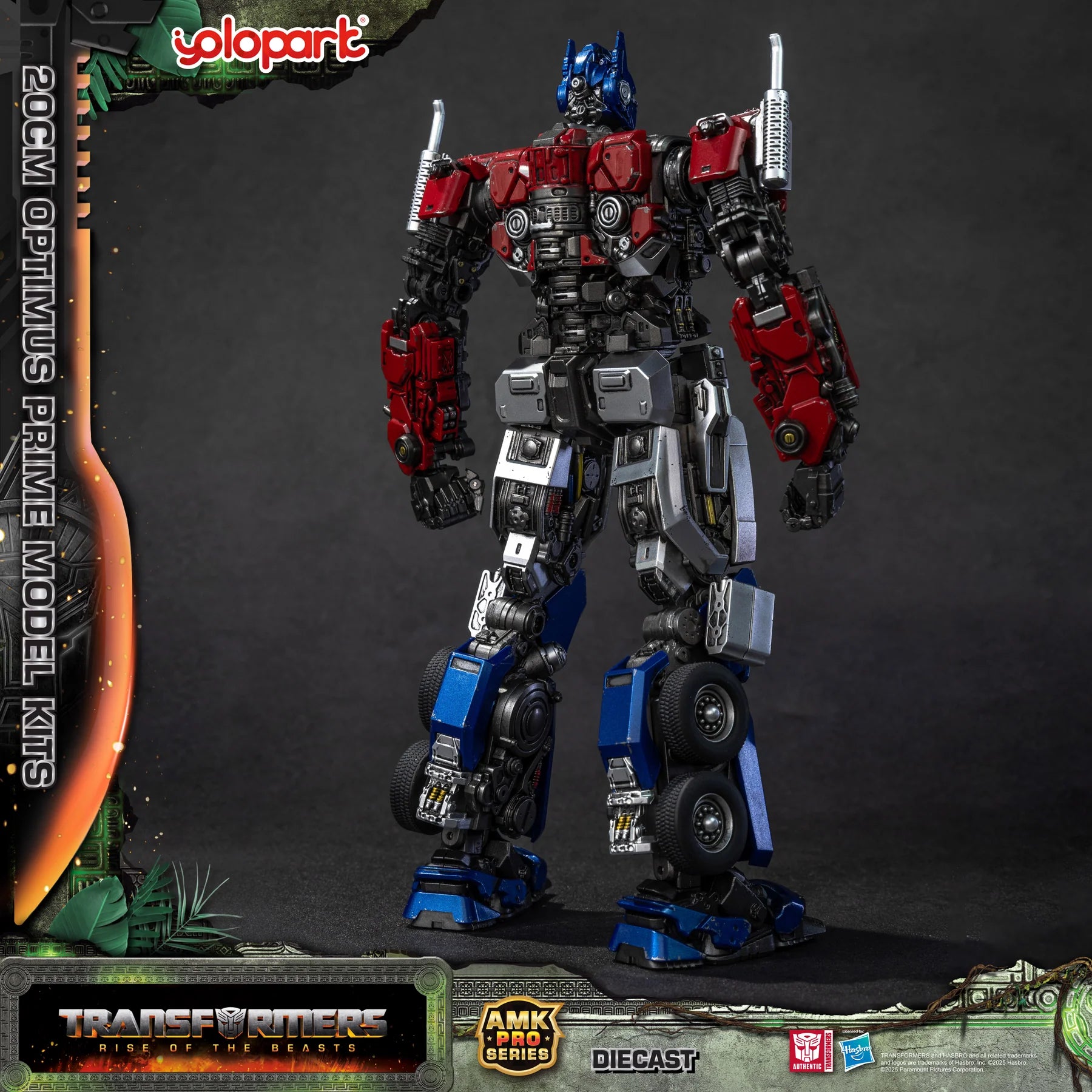 Yolopark AMK PRO Series Transformers: Rise of the Beasts Optimus Prime Model Kit 20cm