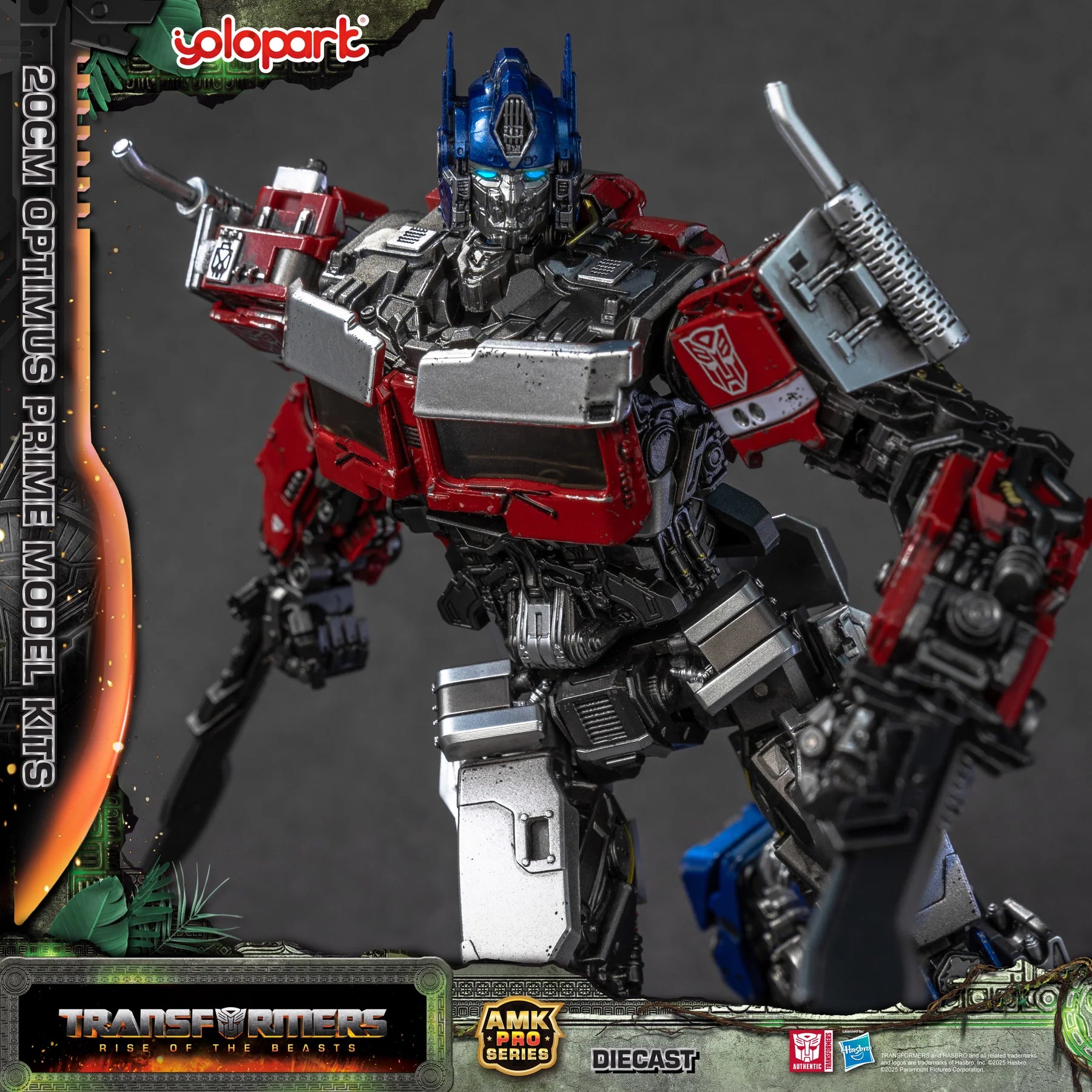 Yolopark AMK PRO Series Transformers: Rise of the Beasts Optimus Prime Model Kit 20cm