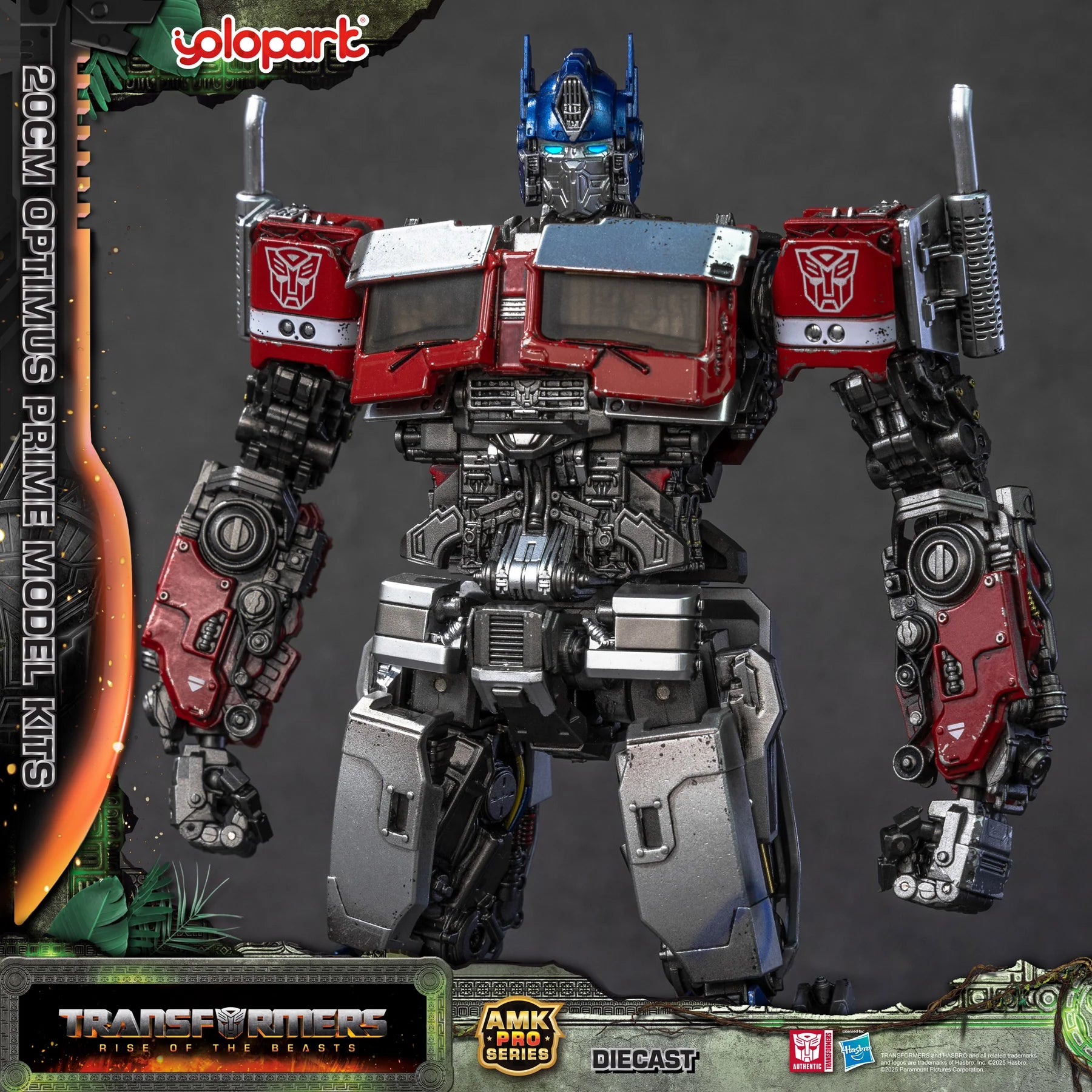 Yolopark AMK PRO Series Transformers: Rise of the Beasts Optimus Prime Model Kit 20cm
