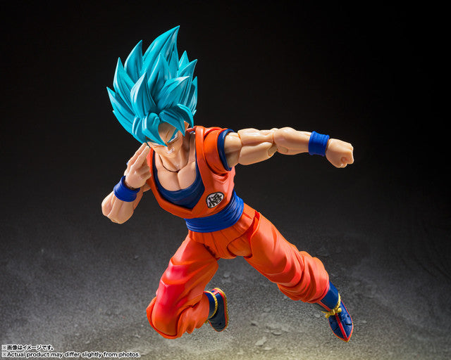 S.H.Figuarts Super Saiyan God Super Saiyan Goku (Blue Power Transcending Limits) Action Figure