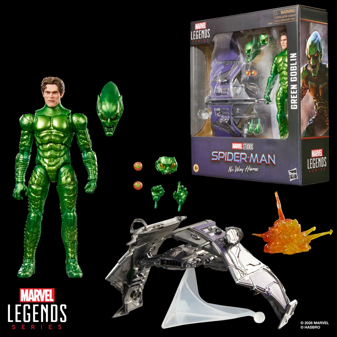 Marvel Legends Spider-Man: No Way Home Green Goblin Action Figure and Glider Set