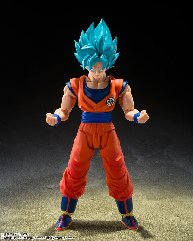 S.H.Figuarts Super Saiyan God Super Saiyan Goku (Blue Power Transcending Limits) Action Figure