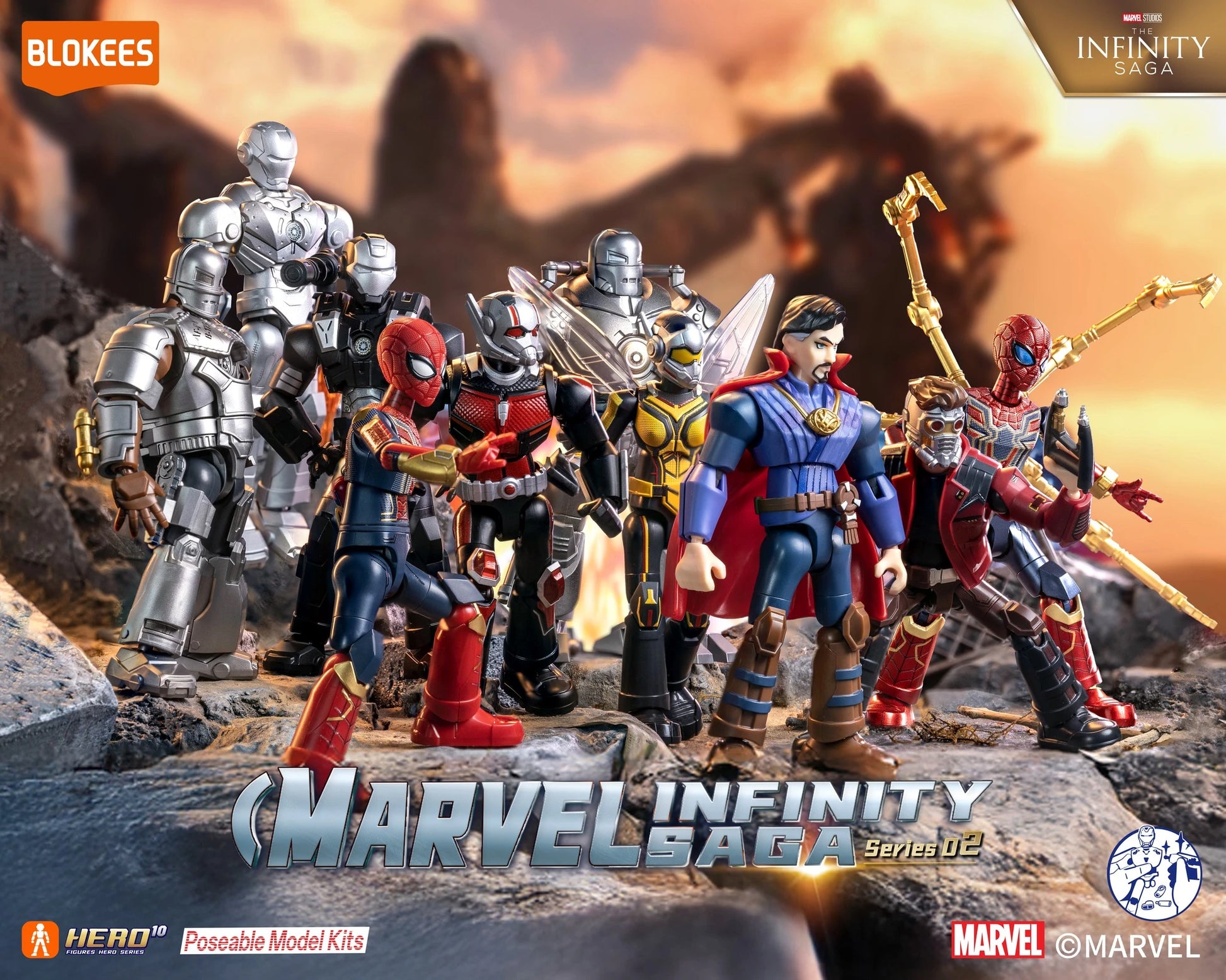 [In-Stock] Blokees Marvel Infinity Saga Galaxy Version 02: The Amazing Miracle
