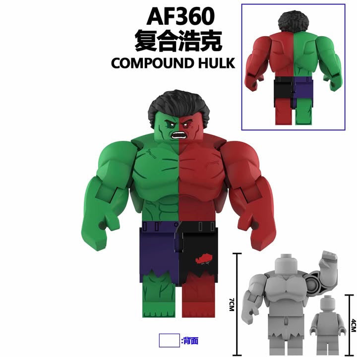 AF360 - AF363 Beast Thing Colossus Minifigures