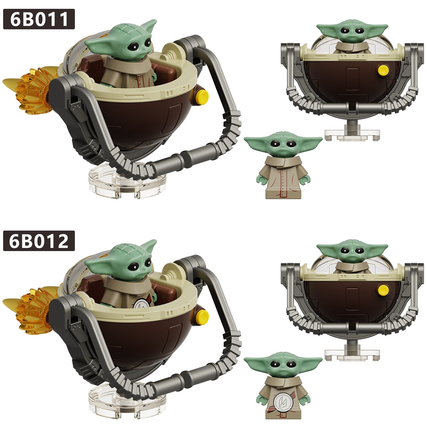 6B011 Star Wars Yoda Minifigures