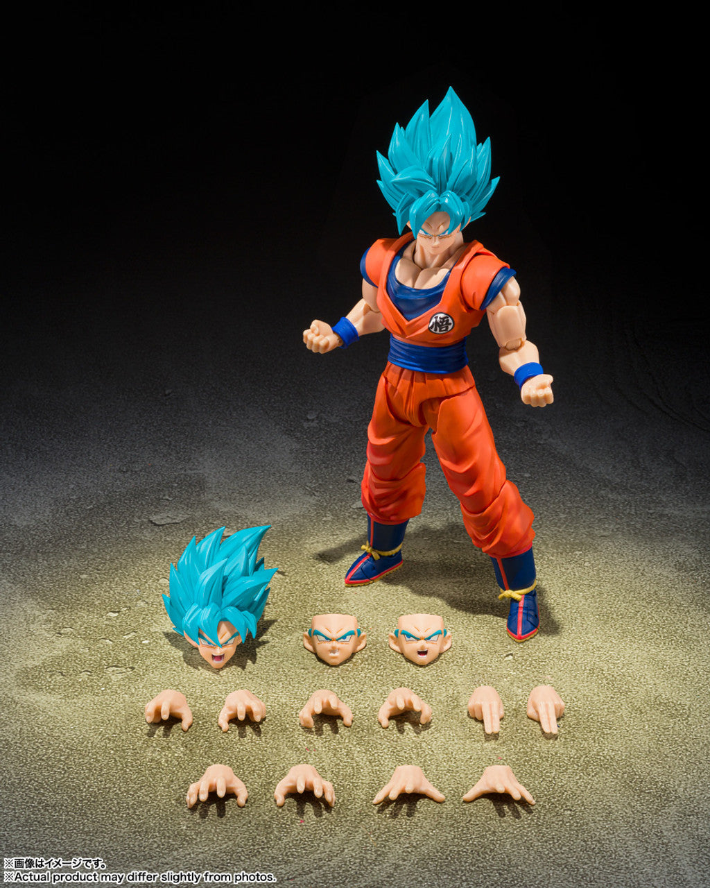 S.H.Figuarts Super Saiyan God Super Saiyan Goku (Blue Power Transcending Limits) Action Figure