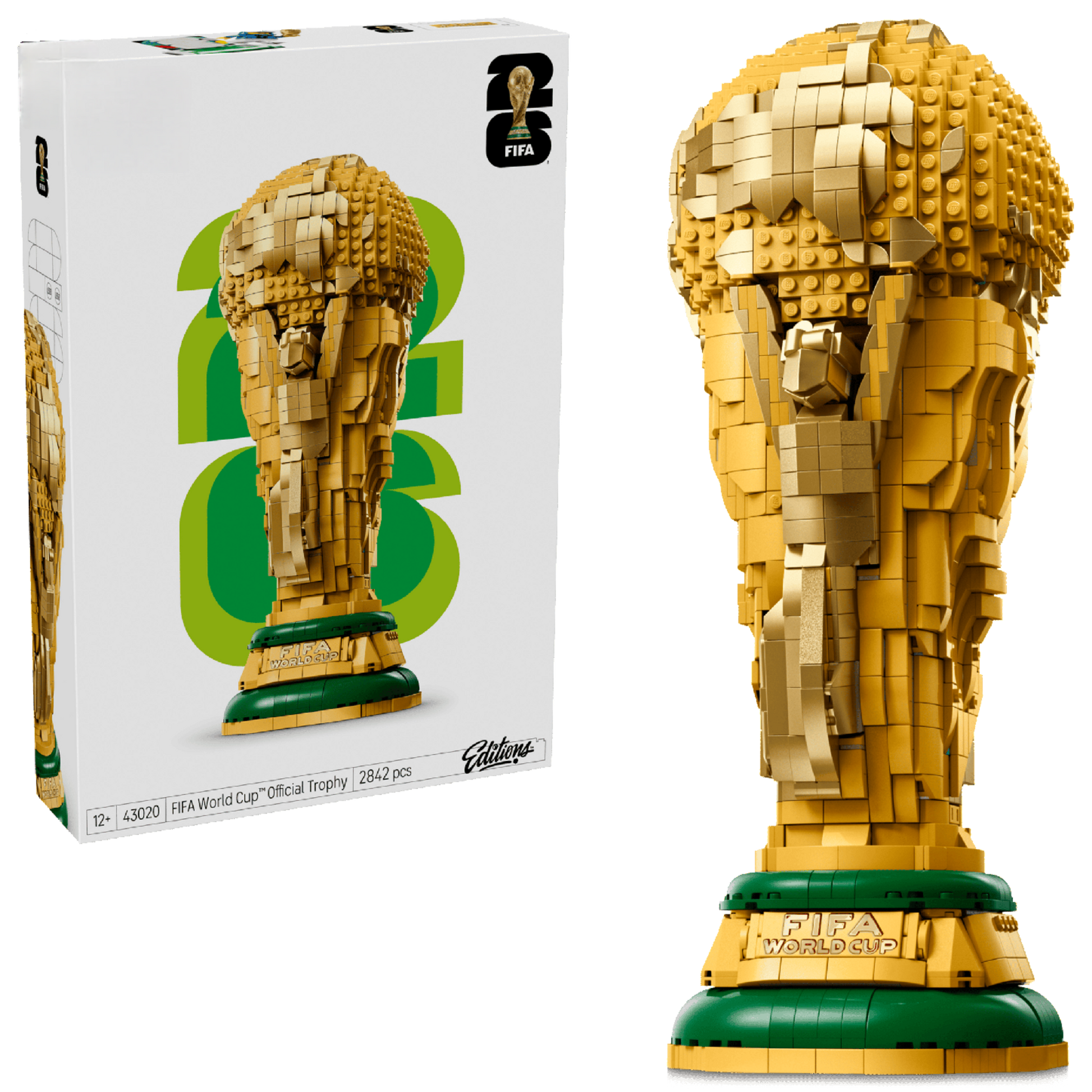 FIFA World Cup Official Trophy MOC Set No. 43020 (2842 Pieces)