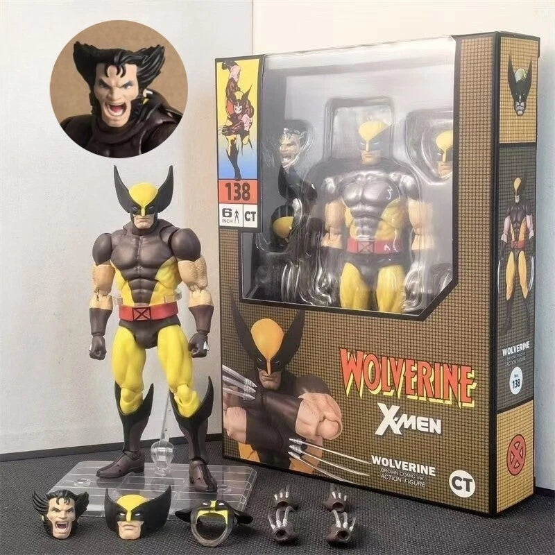 CT Toys Mafex 138 Brown & Tan Suit Wolverine