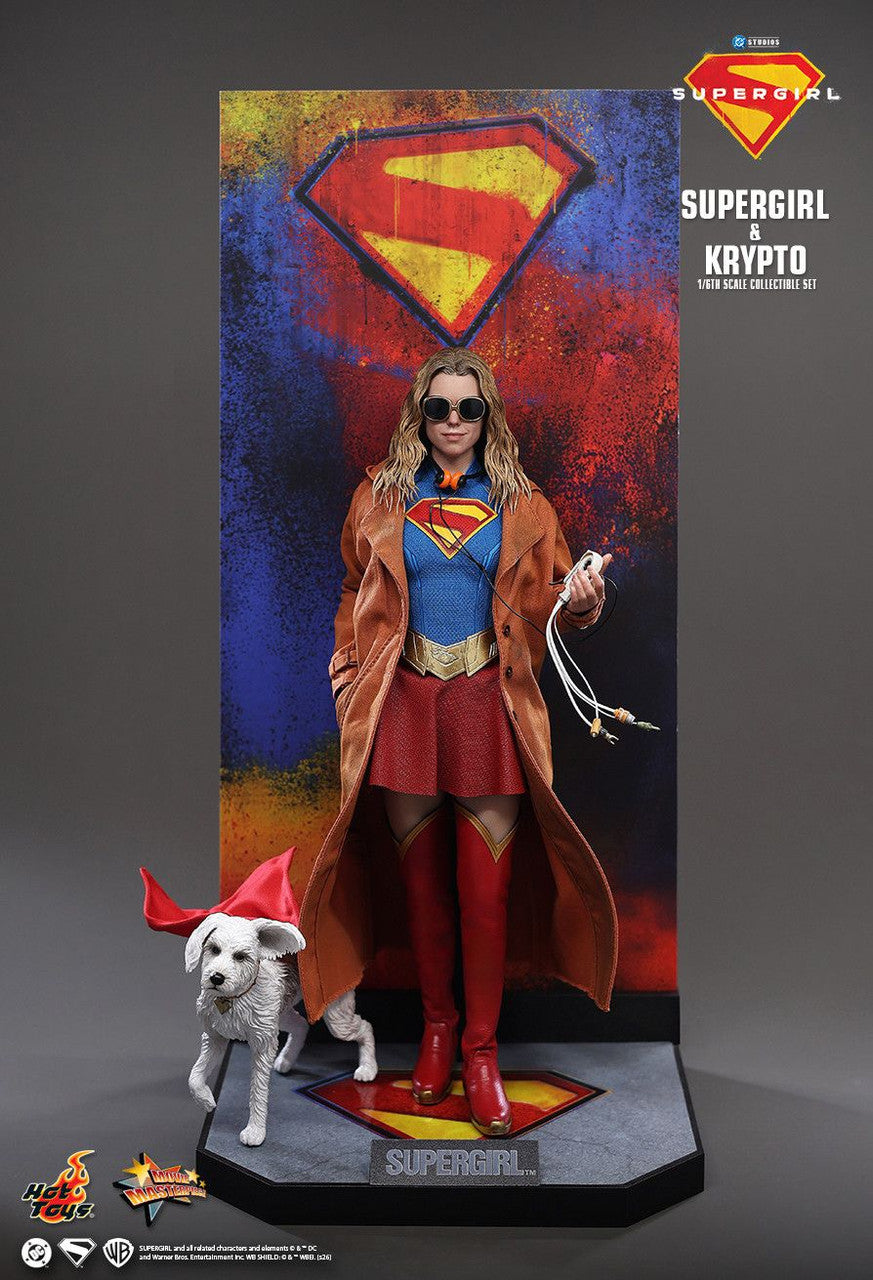 Hot Toys 1/6 Supergirl & Krypto Figure Set