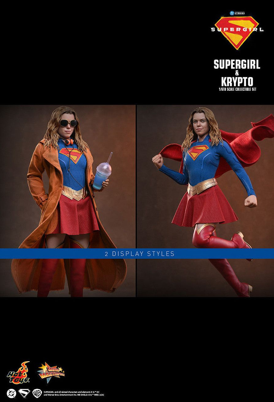 Hot Toys 1/6 Supergirl & Krypto Figure Set