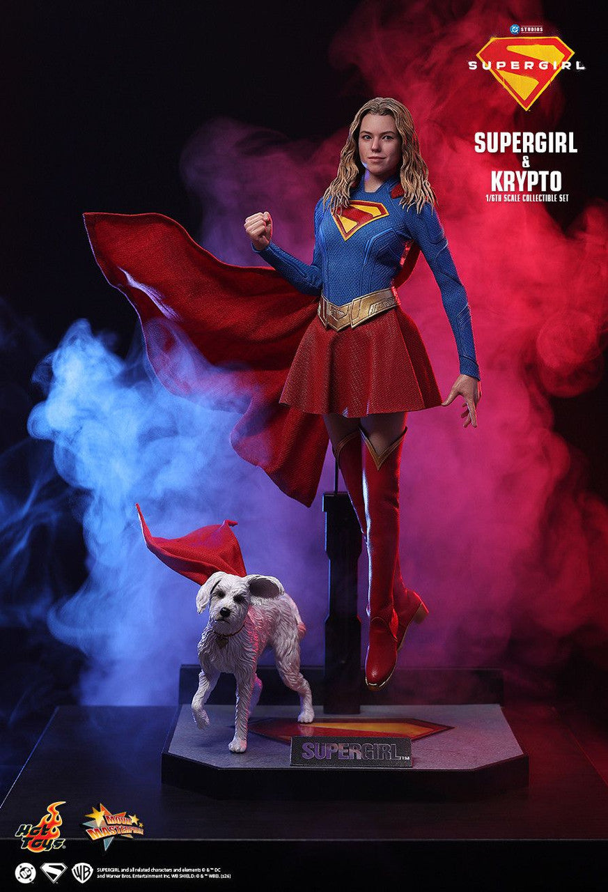 Hot Toys 1/6 Supergirl & Krypto Figure Set