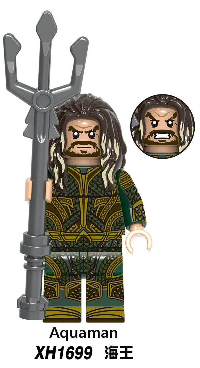 LEGO compatible Aquaman minifigure XH1699 collectible building block figure