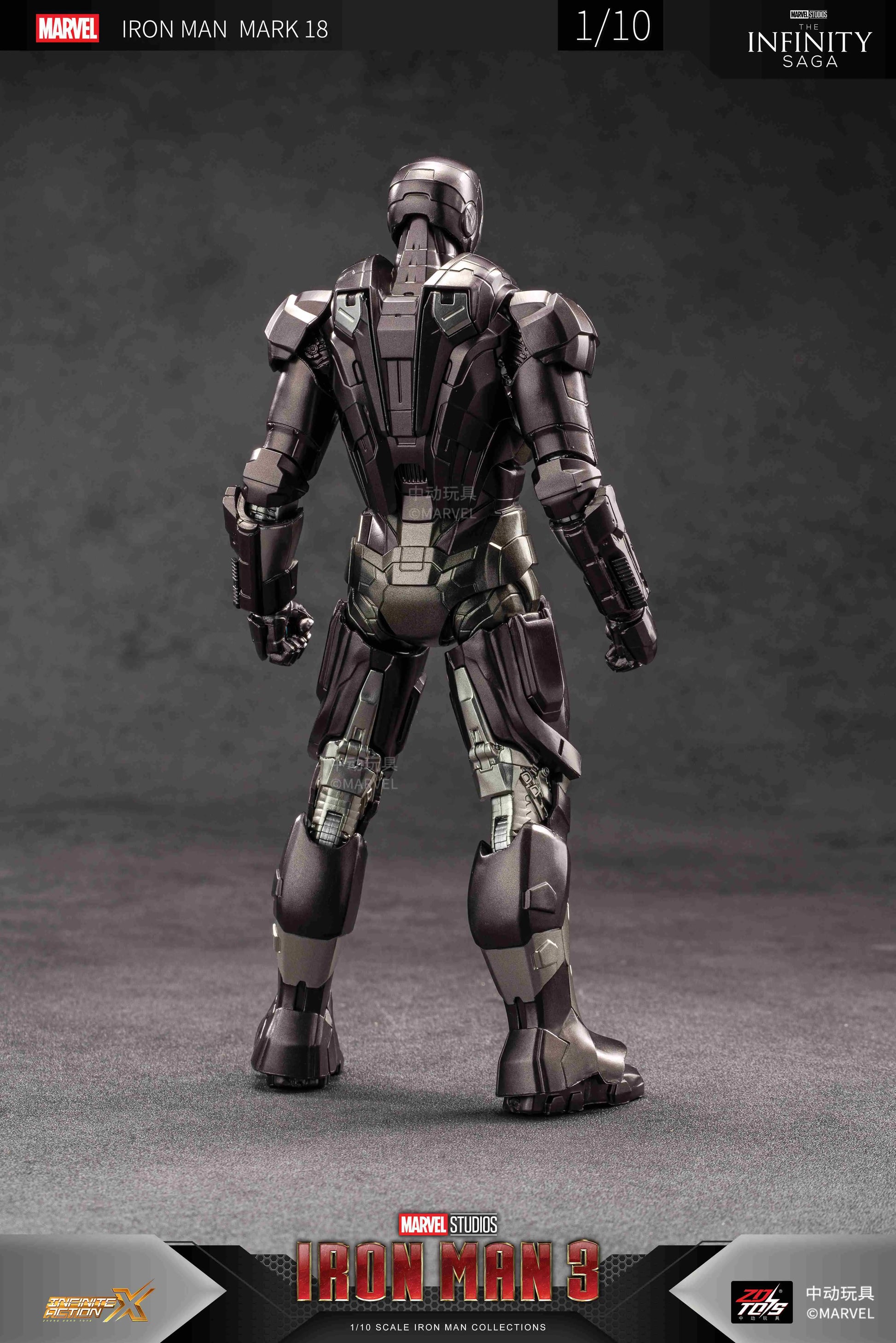 ZD Toys Iron Man MK 18 Action Figure 1/10 Scale